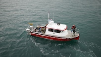 The Seward Alaska Fire Department transport members of the 82nd Civil Support Team, South Dakota National Guard and the 102nd Civil Support Team, Oregon National Guard, out to a simulated incident site aboard the Glacier Express vessel cruising through Resurrection Bay off of the coast of Seward, Alaska, May 19, in support of Exercise ORCA 21. ORCA is a chemical, biological, radioactive, nuclear threats response exercise designed for participants to provide support in the aftermath of hazardous materials incidents. ORCA tests interoperability between agencies, increases opportunities for working relationships and practices requests for assistance methods. Approximately 250 National Guardsmen from CST units in Alaska, California, Connecticut, Colorado, Idaho, Ohio, Oregon, Rhode Island, South Carolina, South Dakota, Washington, and Wisconsin are in Alaska to participate in Exercise ORCA 2021. Numerous support units and civilian agencies participated in the exercise as well. (U.S. Army National Guard photo by Dana Rosso)