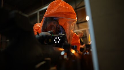 A member of the 82nd Civil Support Team from the South Dakota National Guard takes a photograph of a simulated lab site while conducting initial assessment of the incident location in Seward, Alaska, May 18, in support of Exercise ORCA 21. ORCA is a chemical, biological, radioactive, nuclear threats response exercise designed for participants to provide support in the aftermath of hazardous materials incidents. ORCA tests interoperability between agencies, increases opportunities for working relationships, and practices requests for assistance methods. Approximately 250 National Guardsmen from CST units in Alaska, California, Connecticut, Colorado, Idaho, Ohio, Oregon, Rhode Island, South Carolina, South Dakota, Washington, and Wisconsin are in Alaska to participate in Exercise ORCA 2021. Numerous support units and civilian agencies participated in the exercise as well. (U.S. Army National Guard photo by Dana Rosso)A member of the 82nd Civil Support Team from the South Dakota National Guard takes a photograph of a simulated lab site while conducting initial assessment of the incident location in Seward, Alaska, May 18, in support of Exercise ORCA 21. ORCA is a chemical, biological, radioactive, nuclear threats response exercise designed for participants to provide support in the aftermath of hazardous materials incidents. ORCA tests interoperability between agencies, increases opportunities for working relationships, and practices requests for assistance methods. Approximately 250 National Guardsmen from CST units in Alaska, California, Connecticut, Colorado, Idaho, Ohio, Oregon, Rhode Island, South Carolina, South Dakota, Washington, and Wisconsin are in Alaska to participate in Exercise ORCA 2021. Numerous support units and civilian agencies participated in the exercise as well. (U.S. Army National Guard photo by Dana Rosso)