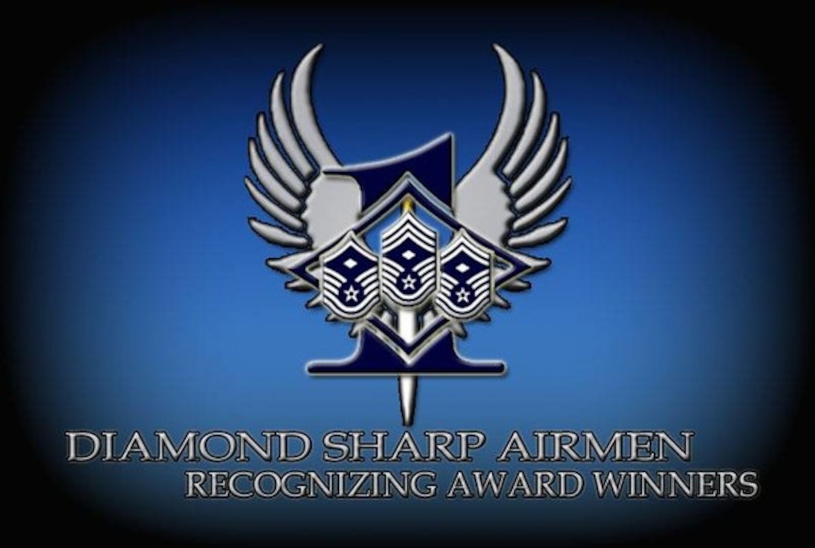 Graphic with wings and rank patches.