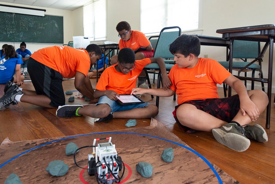 STARBASE staff provide STEM instruction to VNG Youth Camp, ChalleNGe cadets