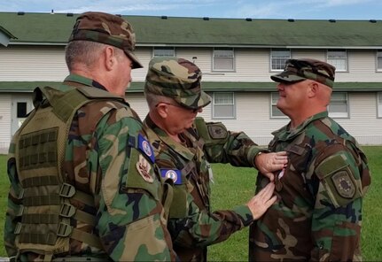 Virginia Defense Force Life Saving Medal presented at SMR