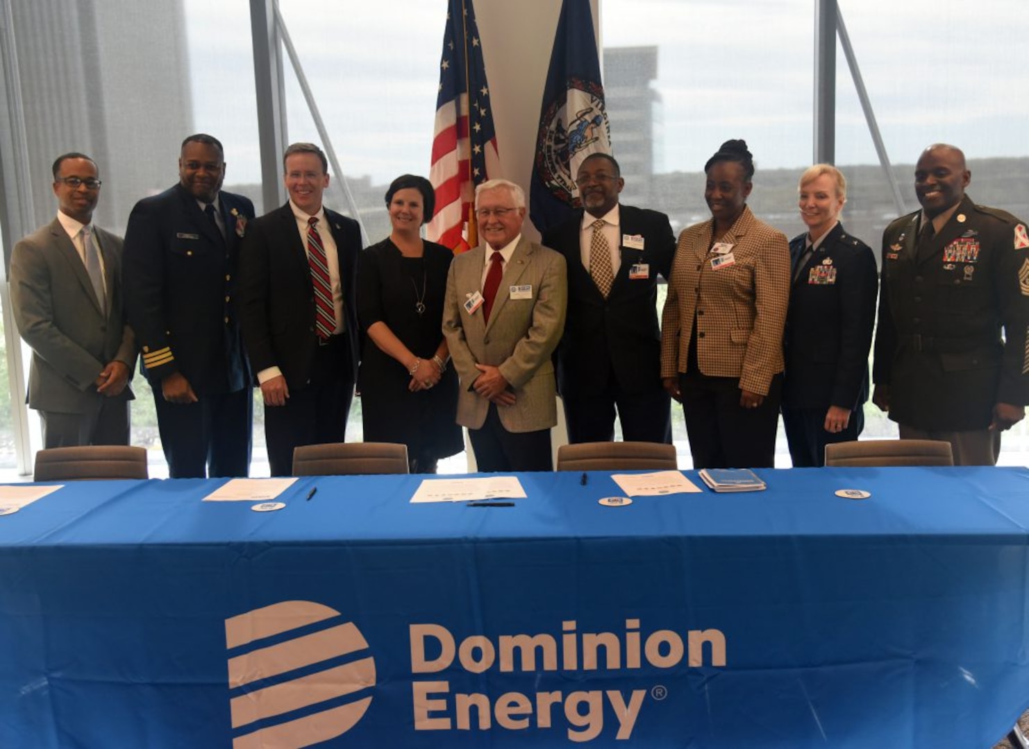 Dominion Energy pledges support of Guard employees during ceremony