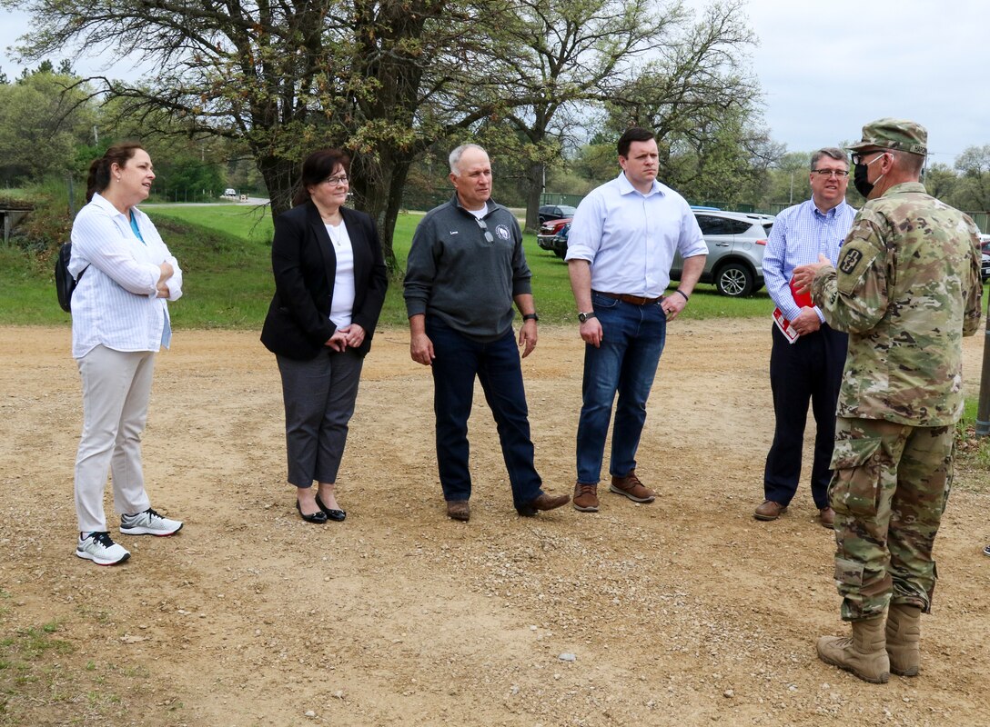 Local elected officials visit Fort McCoy, Wisconsin