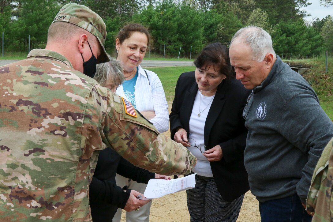 Local elected officials visit Fort McCoy, Wisconsin