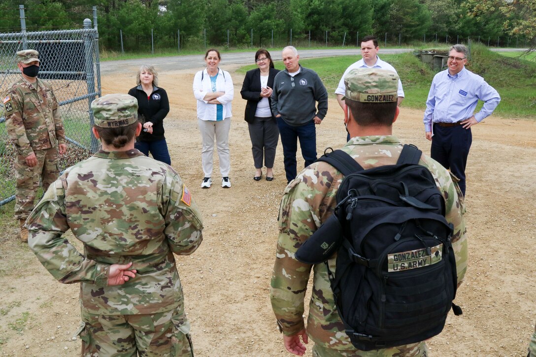 Local elected officials visit Fort McCoy, Wisconsin