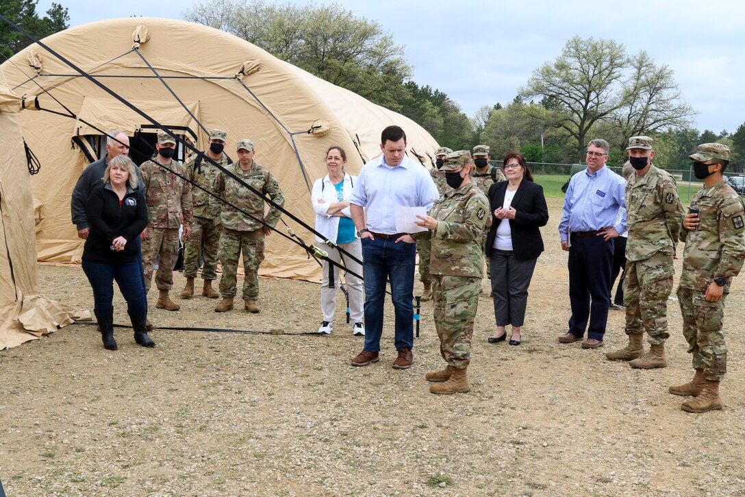 Local elected officials visit Fort McCoy, Wisconsin
