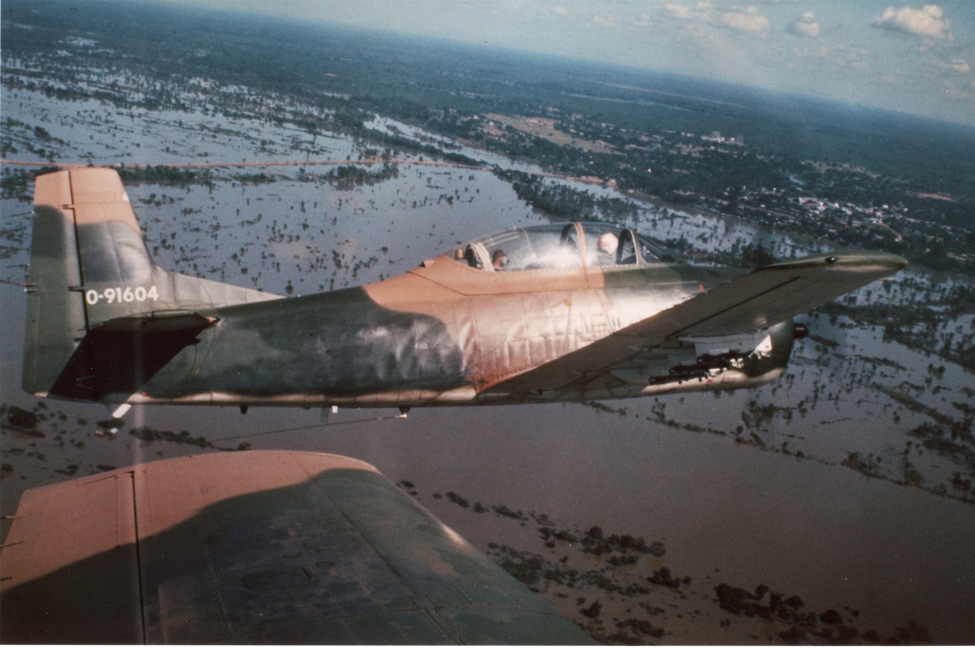 Image: T-28 in flight over Thailand in 1966.