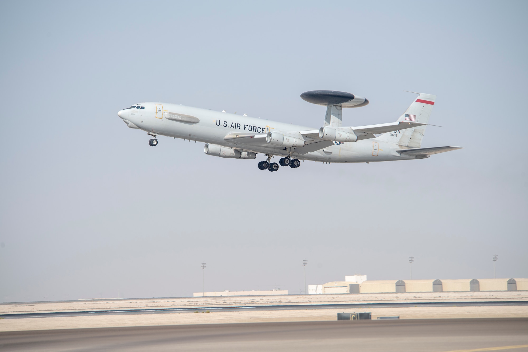 AWACS E-3 Sentry crew participate in Desert Mirage III.