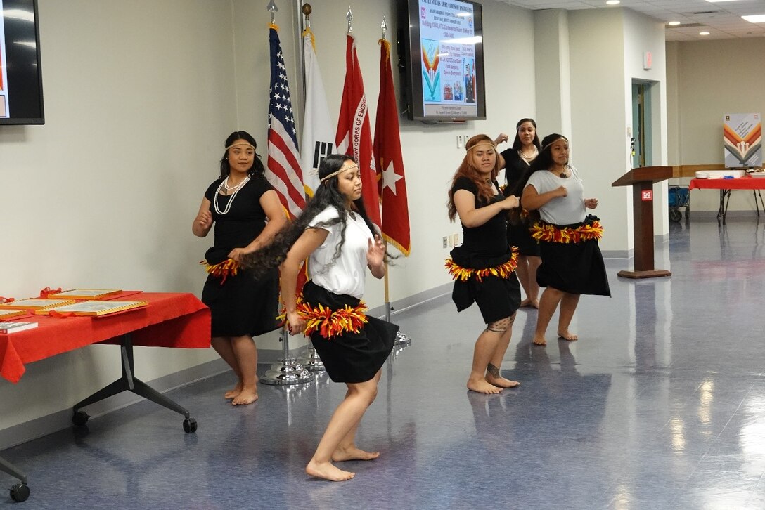 An Asian American Pacific Islander Heritage Month observance was held at Far East District (FED) headquarters, May 20. The theme for this year’s AAPI Heritage Month is “Advancing Leaders Through Purpose-Driven Service.” The South Pacific Warriors dance team and Eighth Army Rock Band gave performances, and the Humphreys High School JROTC presented the colors.