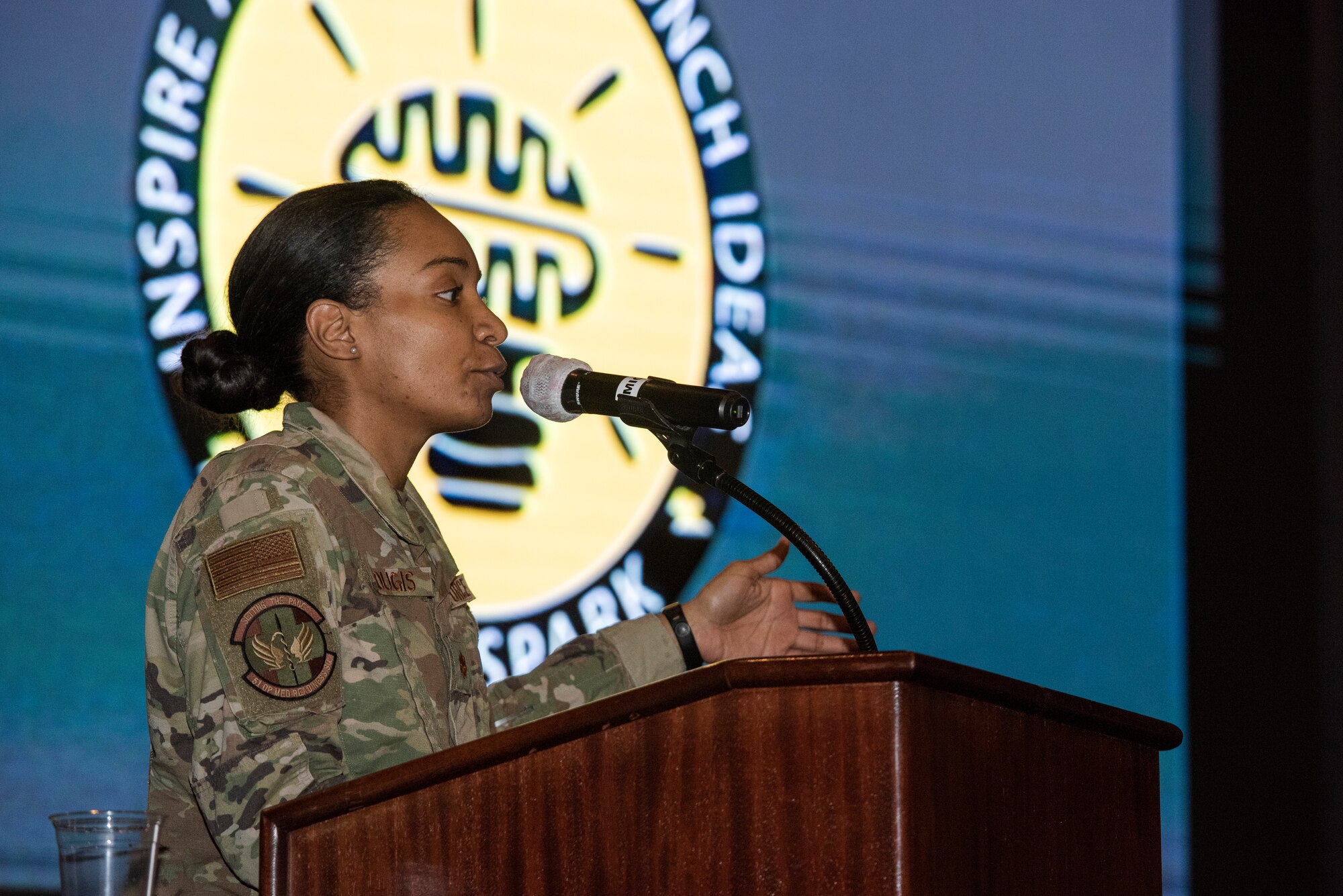 Spark Tank is an Air Force wide innovation initiative developed to give Airmen of every level a platform to launch new ideas that increase readiness, reduce costs, return time back to Airmen and enhance the lethality of the force.