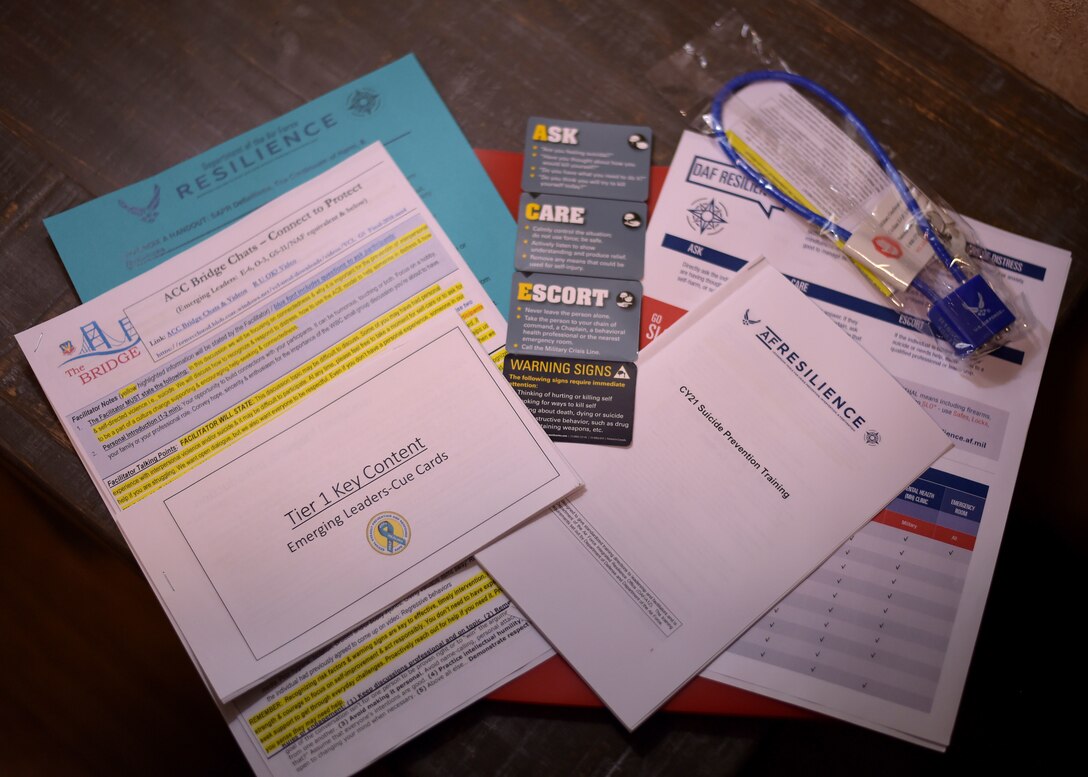 Reference papers sitting on a table