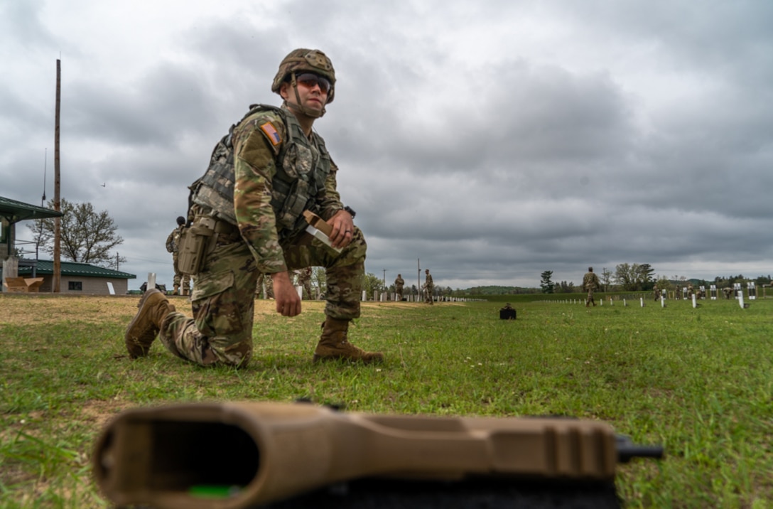 2021 U.S. Army Reserve Best Warrior Competition Pistol Range