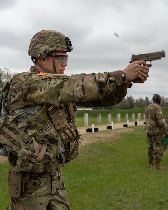 2021 U.S. Army Reserve Best Warrior Competition Pistol Range