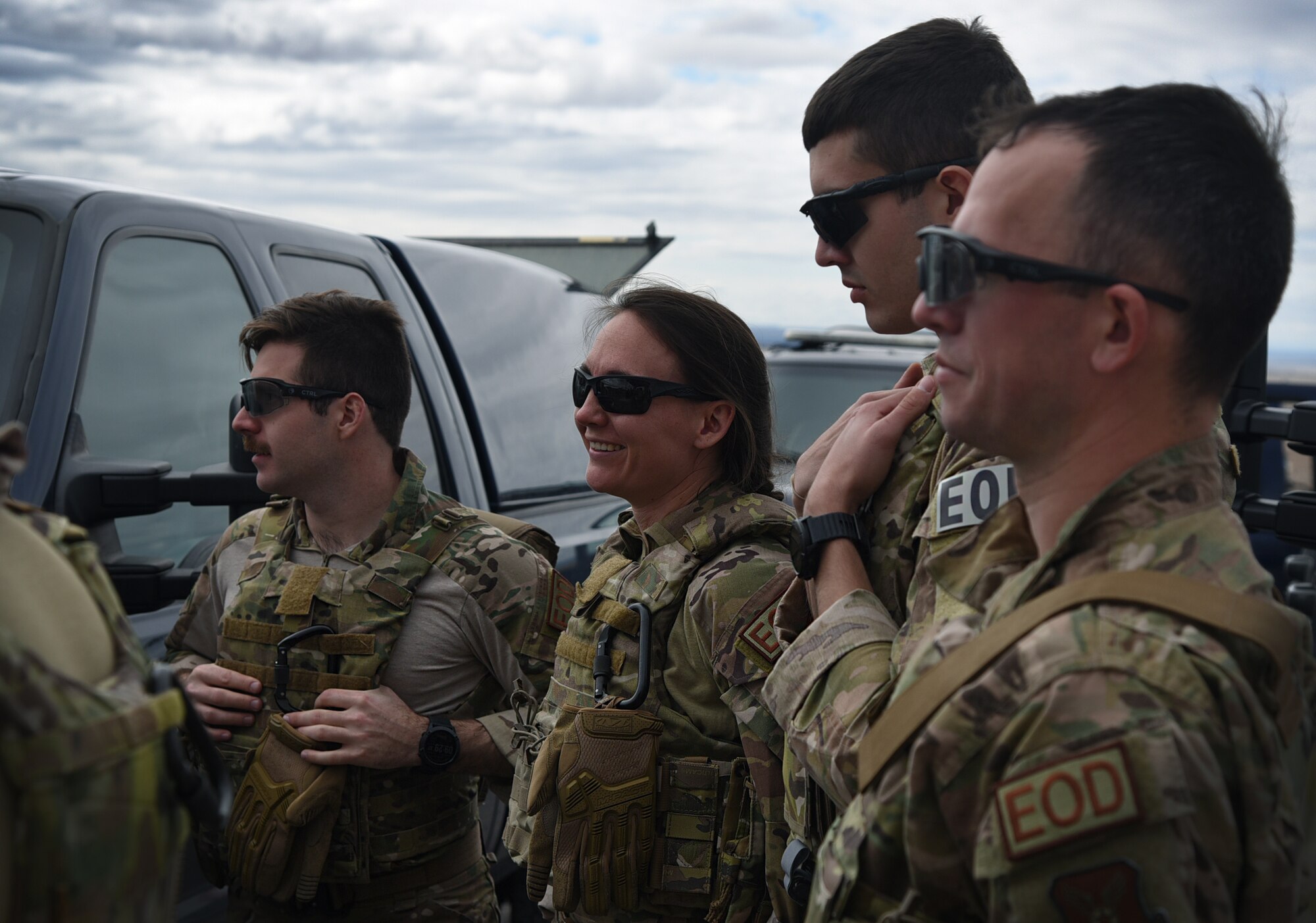 people getting briefed