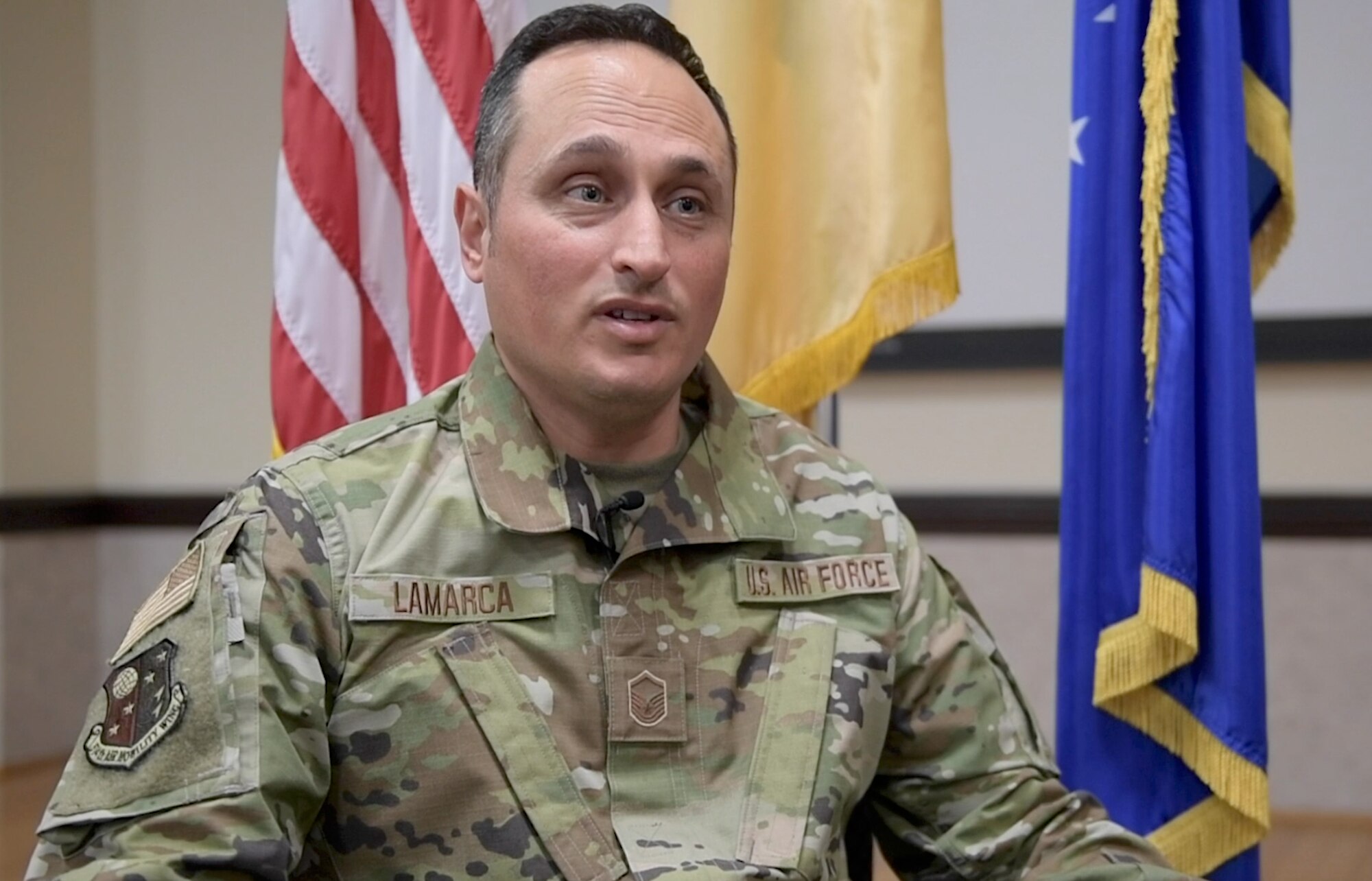 LaMarca, a former active duty aircraft maintainer found himself as the wing's COVID operations point of contact during the pandemic in his new role at the 514th AMDS