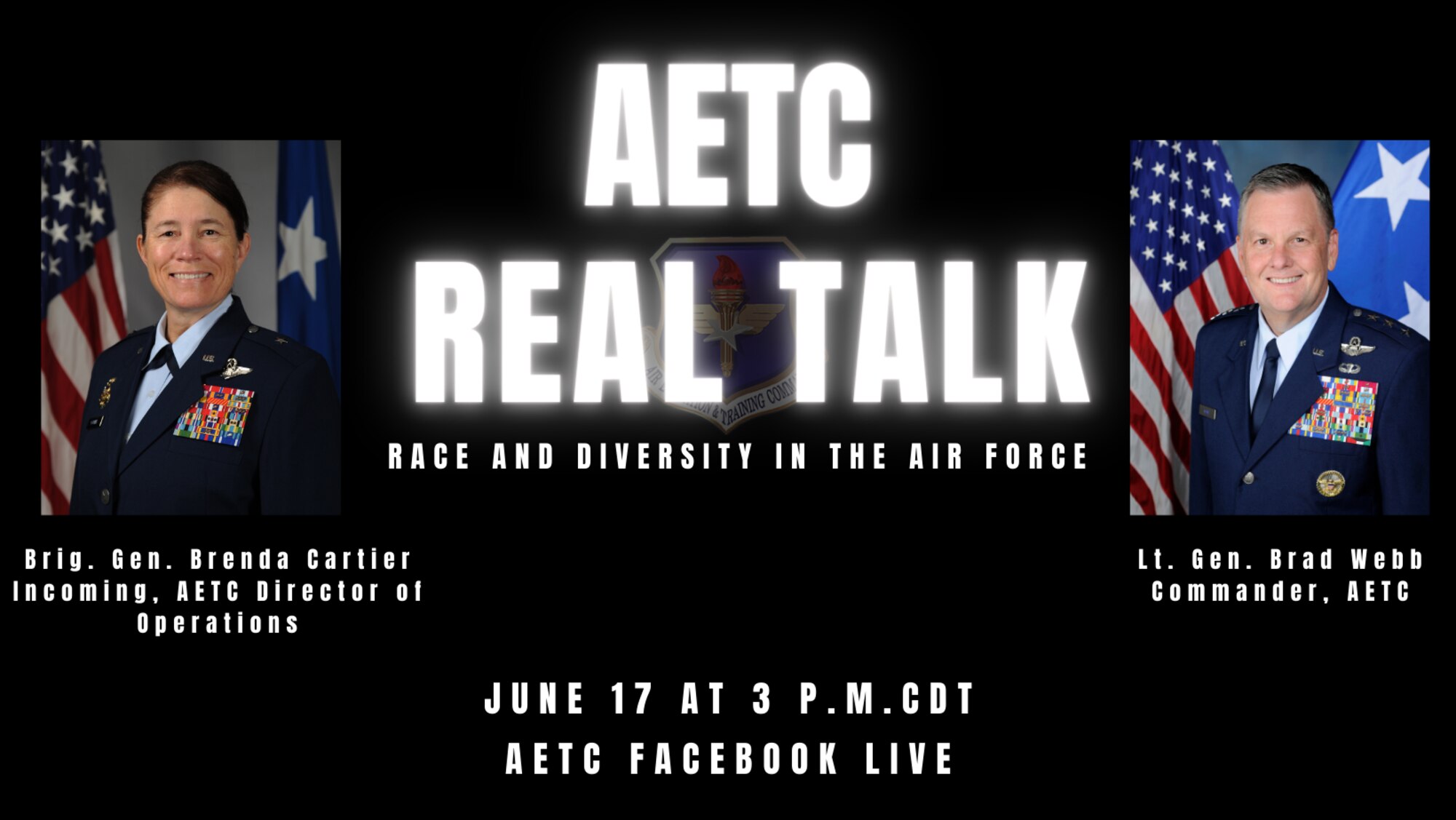 Graphic publicizing AETC Real Talk