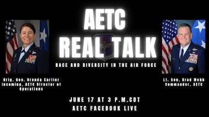 Graphic publicizing AETC Real Talk