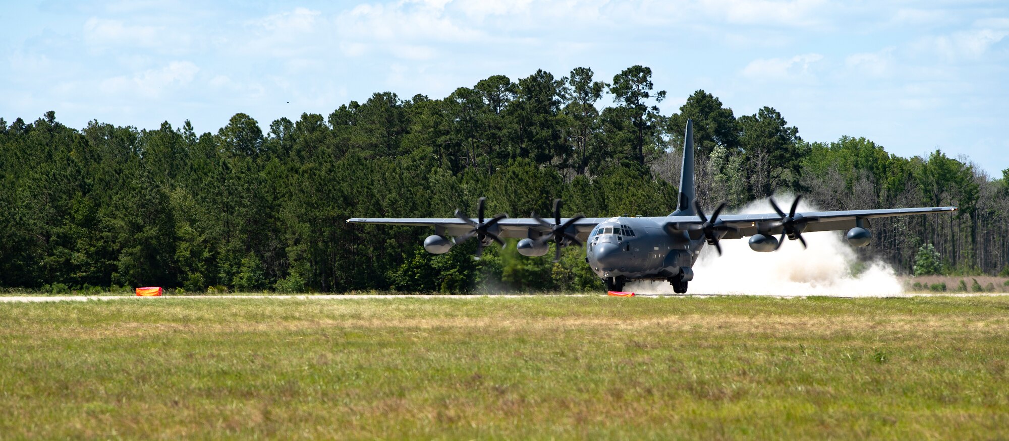 Photo of an aircraft landing