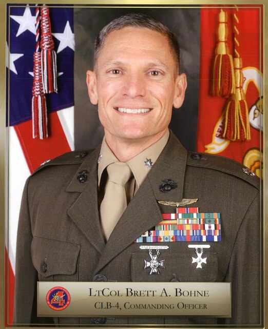 Lieutenant Colonel Brett A. Bohne > 3d Marine Logistics Group > Leader ...