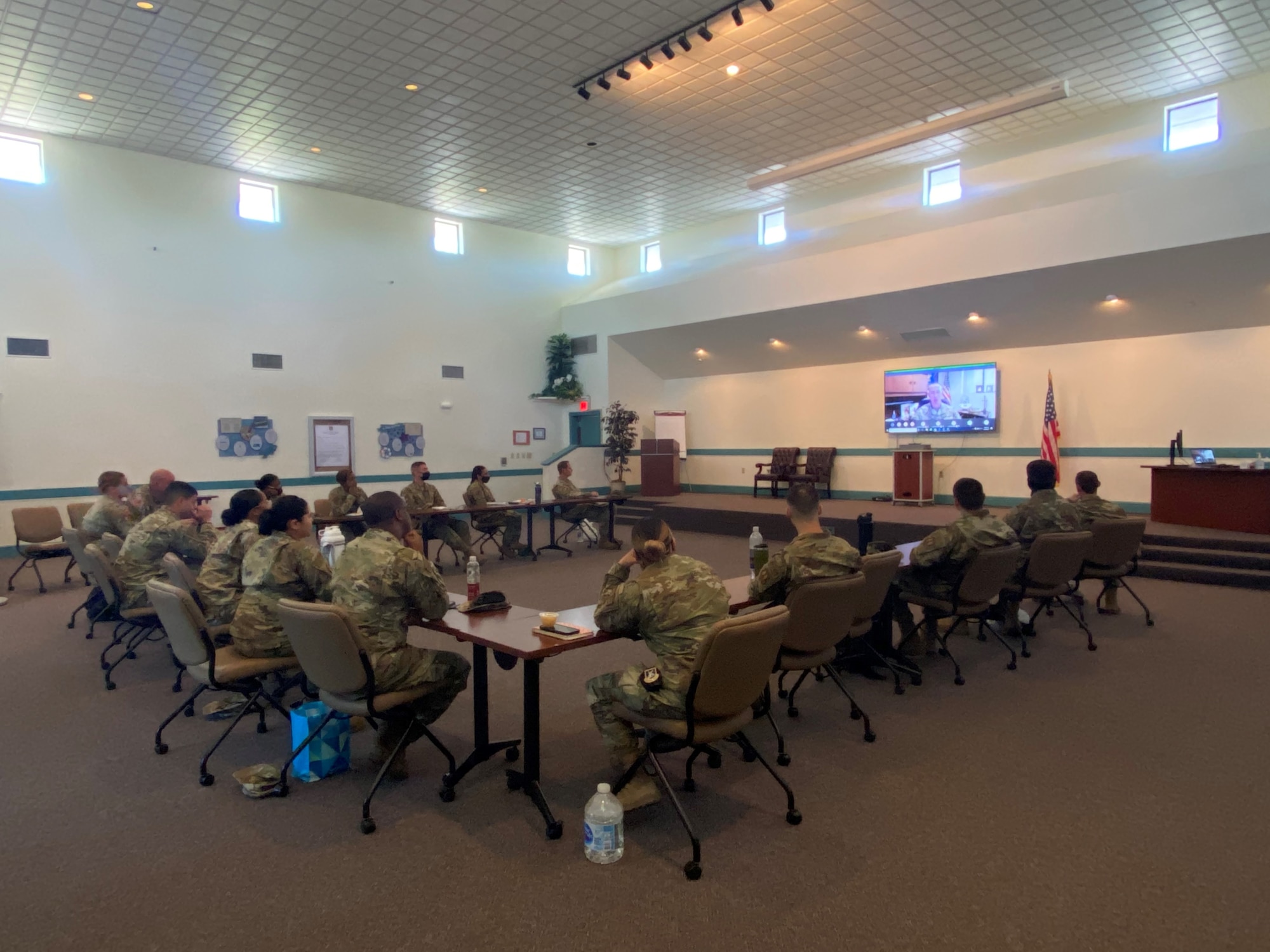 Airmen in professional development seminar