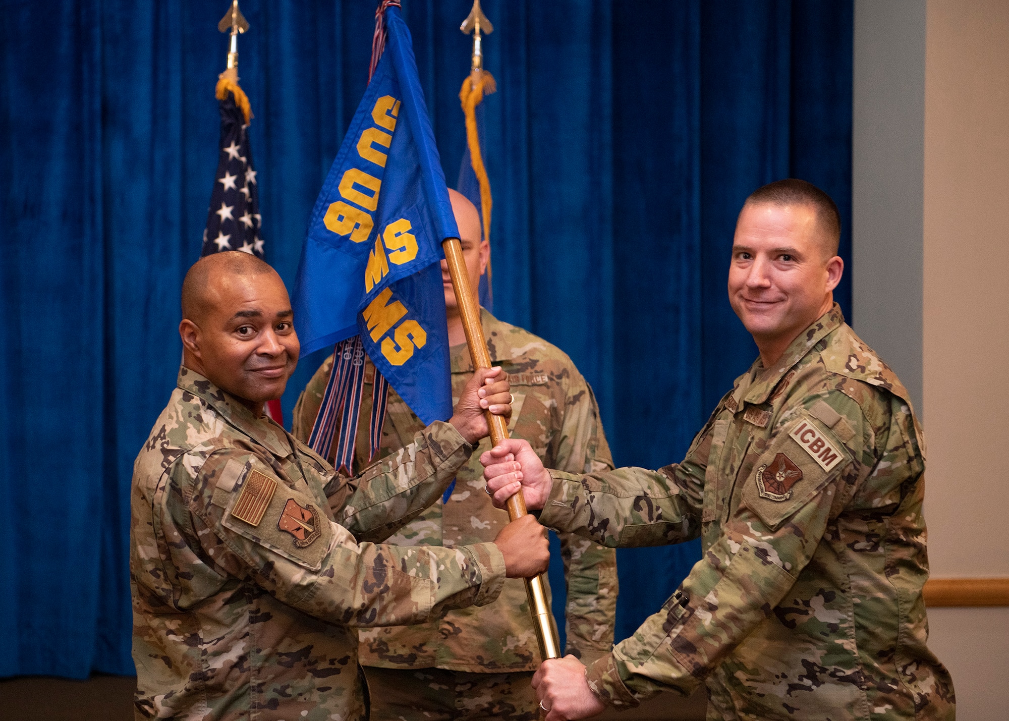 Change of Command guidon transfer