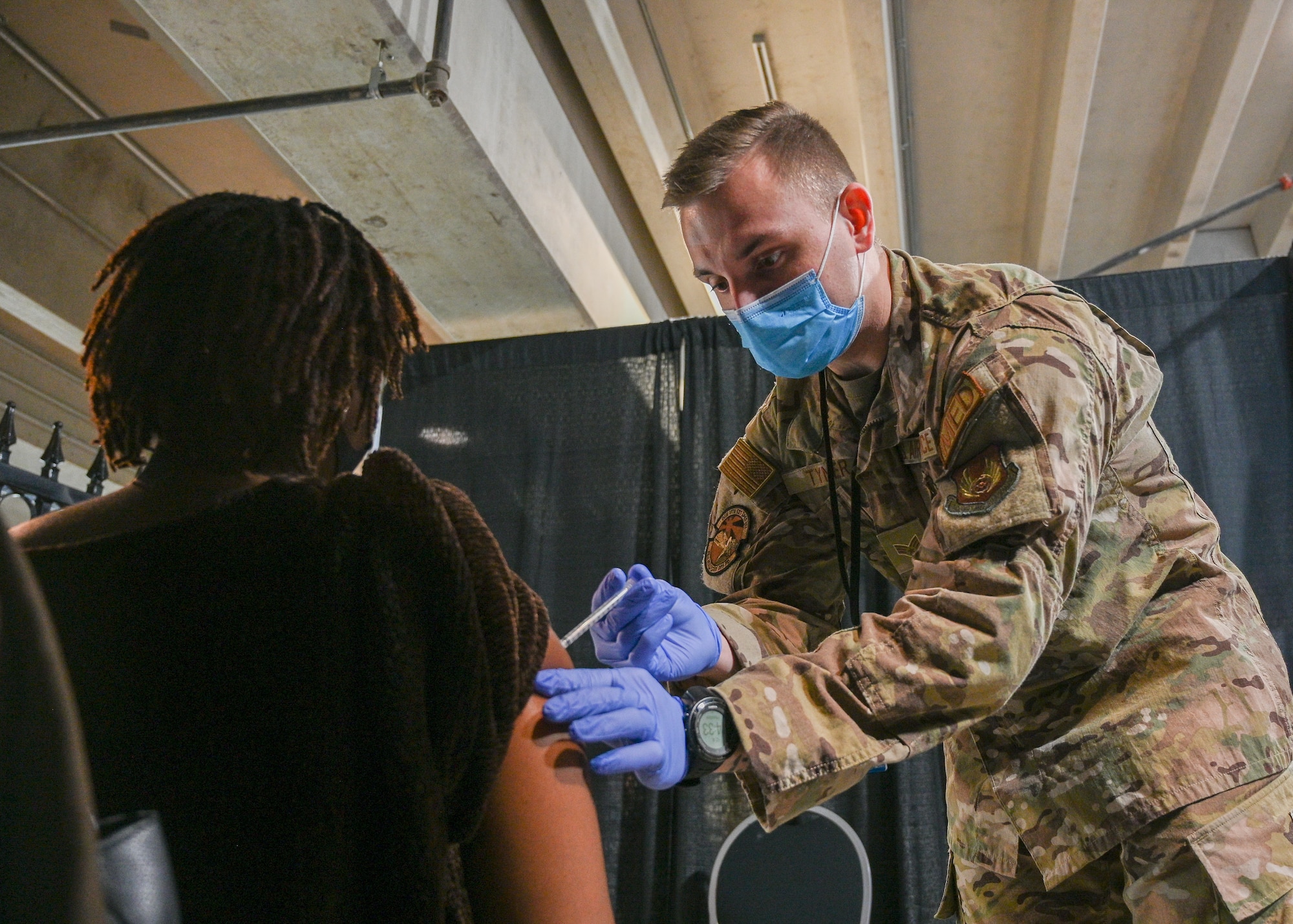 Airmen assigned to AFNORTH's 64th and 335th Air Expeditionary Group's COVID Response Efforts Return Home