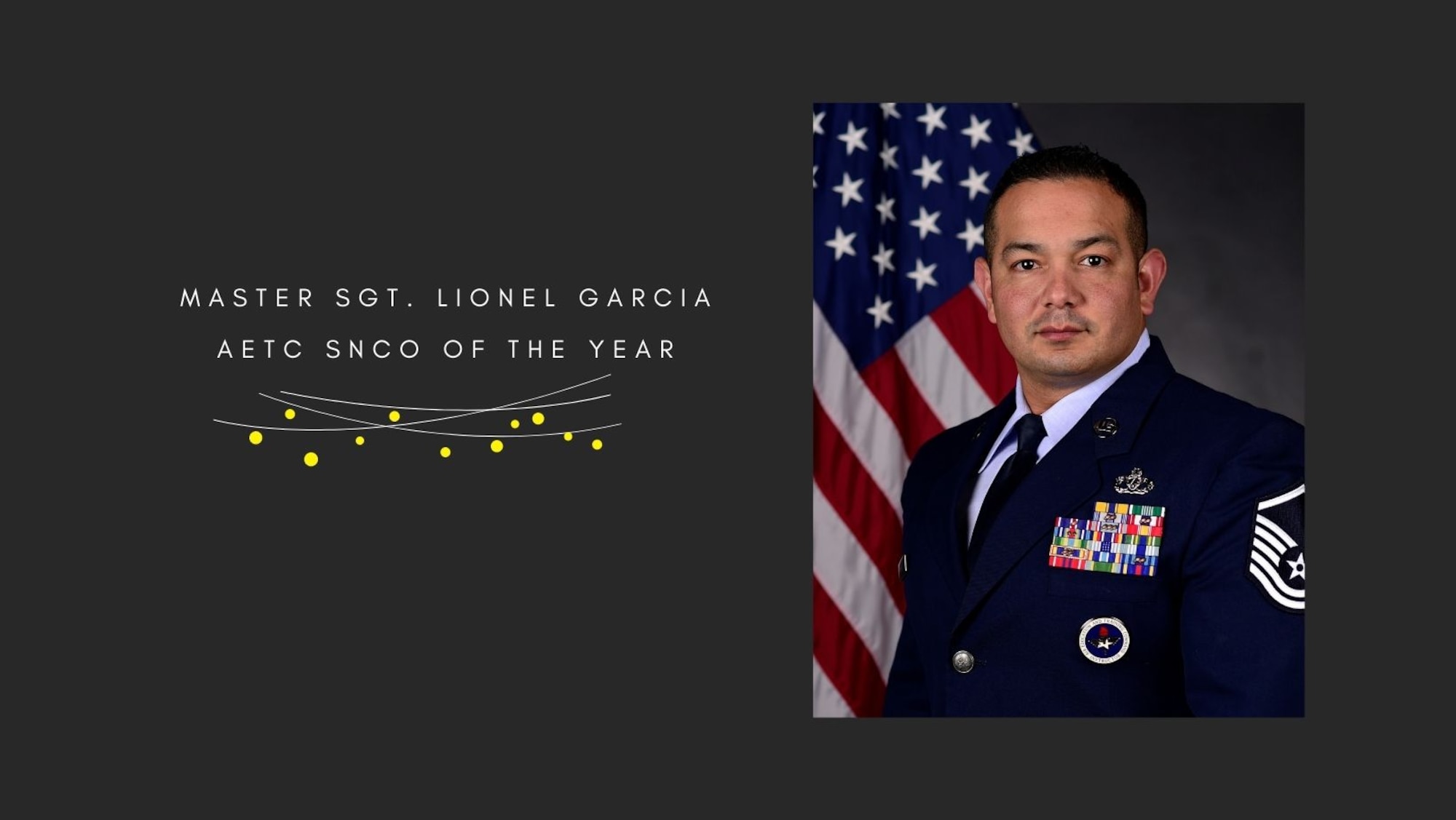 Graphic image of 2021 AETC Outstanding Airmen of the Year.