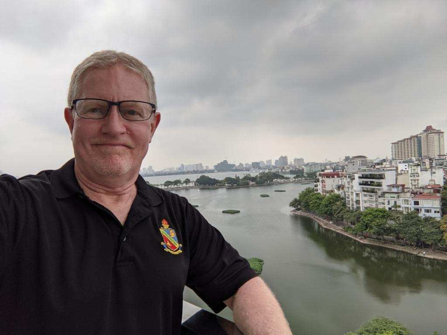 DLIELC instructor Phil Reed shown in scenic photo in Hanoi, Vietnam.