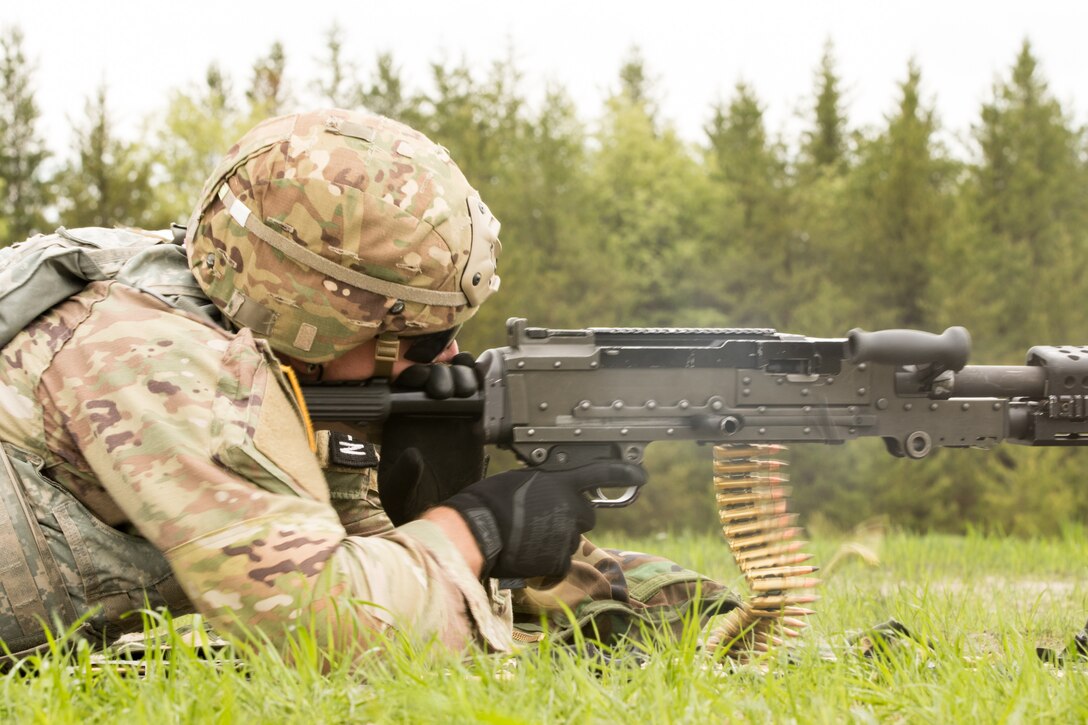 2021 U.S. Army Reserve Best Warrior Competition – M240/M249/M2 Machine Guns Event