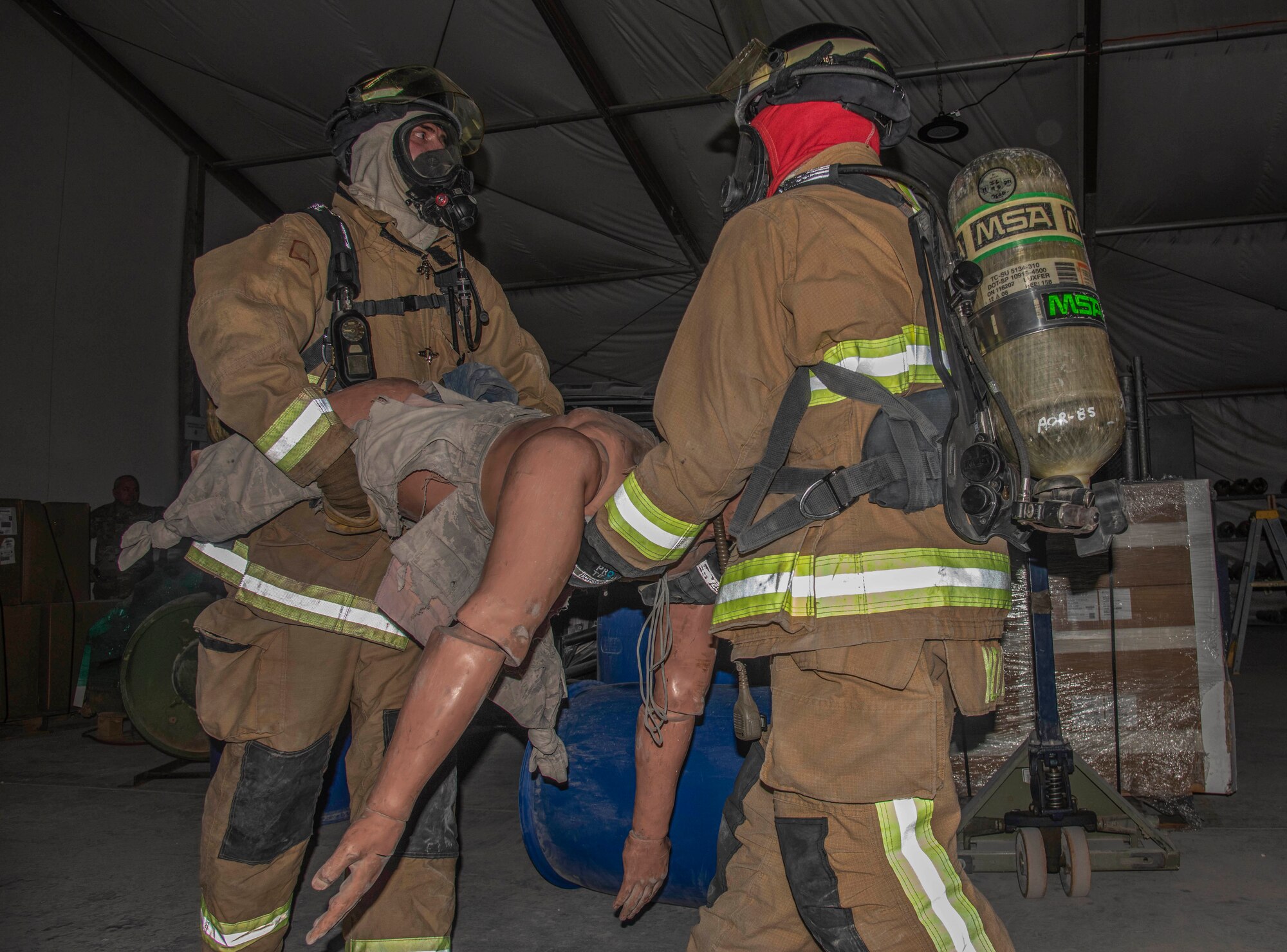 AUAB participates in hazardous material exercise