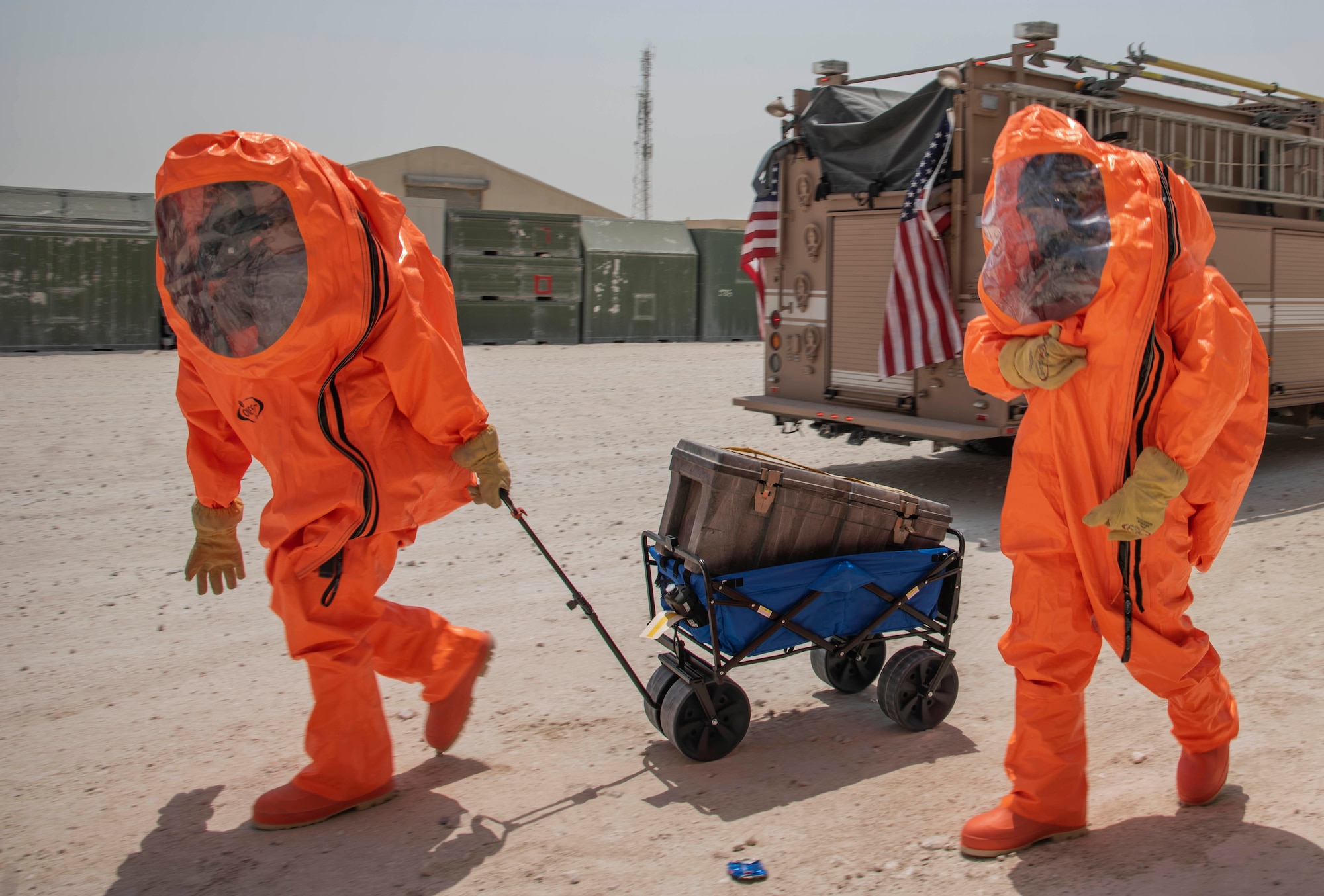 AUAB participates in hazardous material exercise
