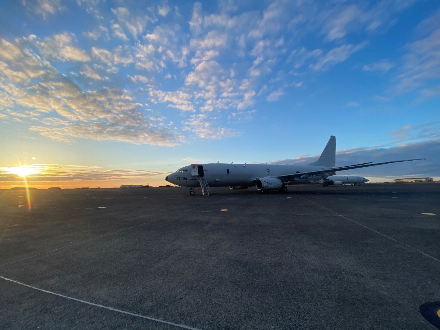 A P-8A Poseidon maritime patrol aircraft from VP-40 conducted exercise detachments out of Keflavik, Iceland and Rota, Spain in addition to supporting operational missions out of Sigonella, Sicily under Commander, U.S. Sixth Fleet and Task Force 67.
