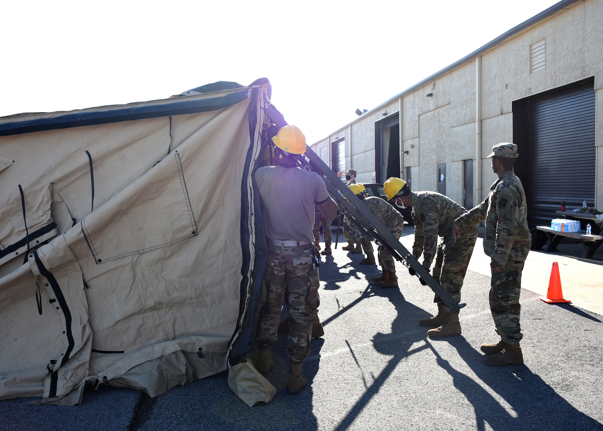 442 FSS Airmen build SPEK Kitchen.