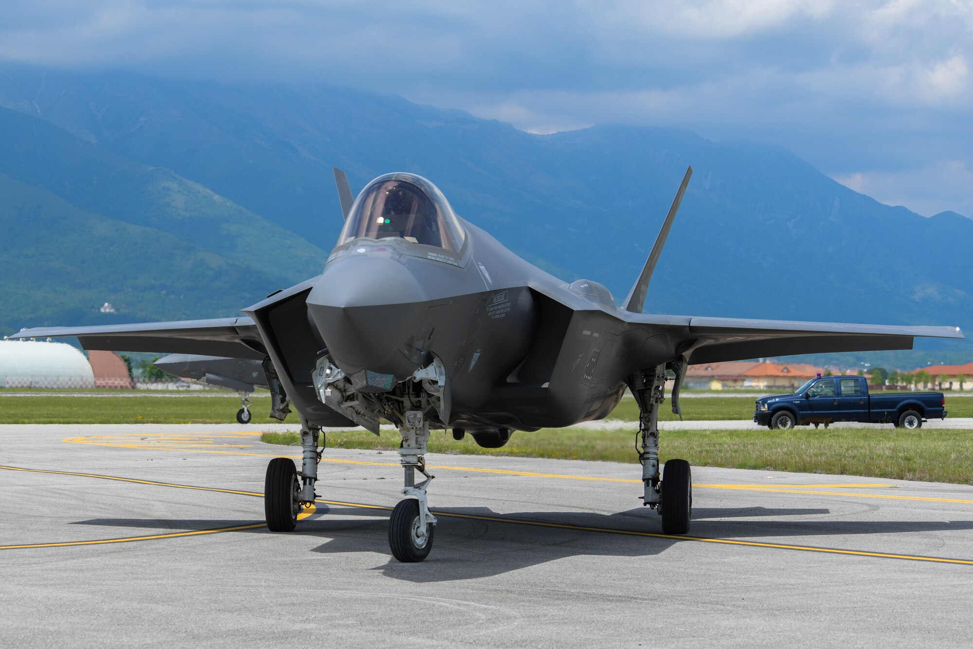 For the first time ever, two F-35s landed at Aviano in support of AK21 May 20, 2021.