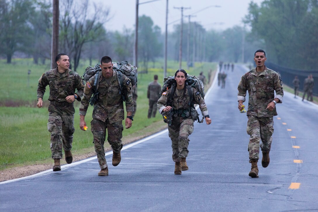 2021 U.S. Army Reserve Best Warrior Competition- 12 mile ruck march