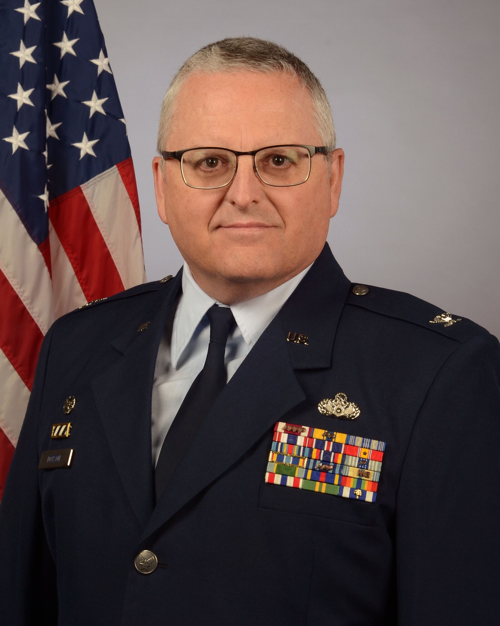 Portrait of U.S. Air Force Col. Timothy Dotson, commander of the 169th Mission Support Group at McEntire Joint National Guard Base, South Carolina Air National Guard, Nov. 13, 2020. (U.S. Air National Guard photo by Senior Master Sgt. Edward Snyder)