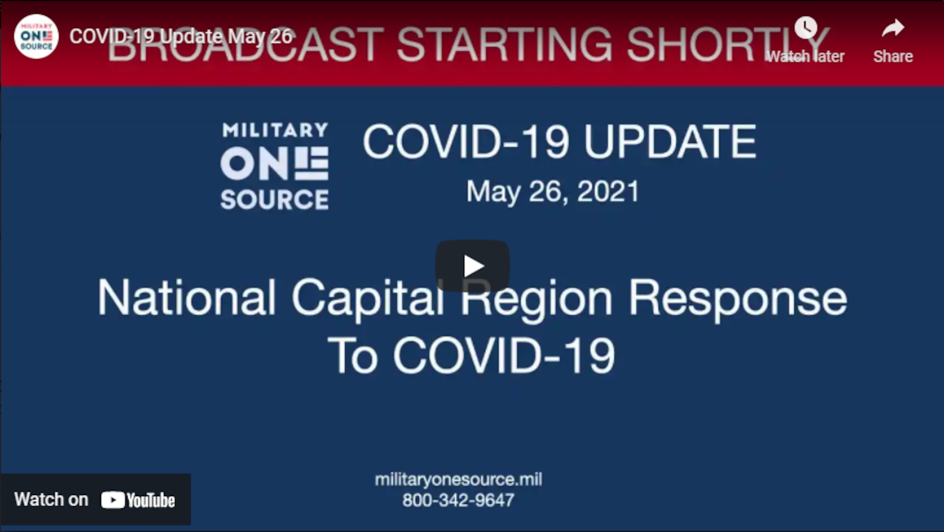 Join us for a discussion with Rear Admiral Anne Swap, who is the National Capital Region market director at the Defense Health Agency. We’ll take a closer look at the National Capital Region’s efforts around COVID-19 vaccine distribution and the role the team plays in the fight against the pandemic.