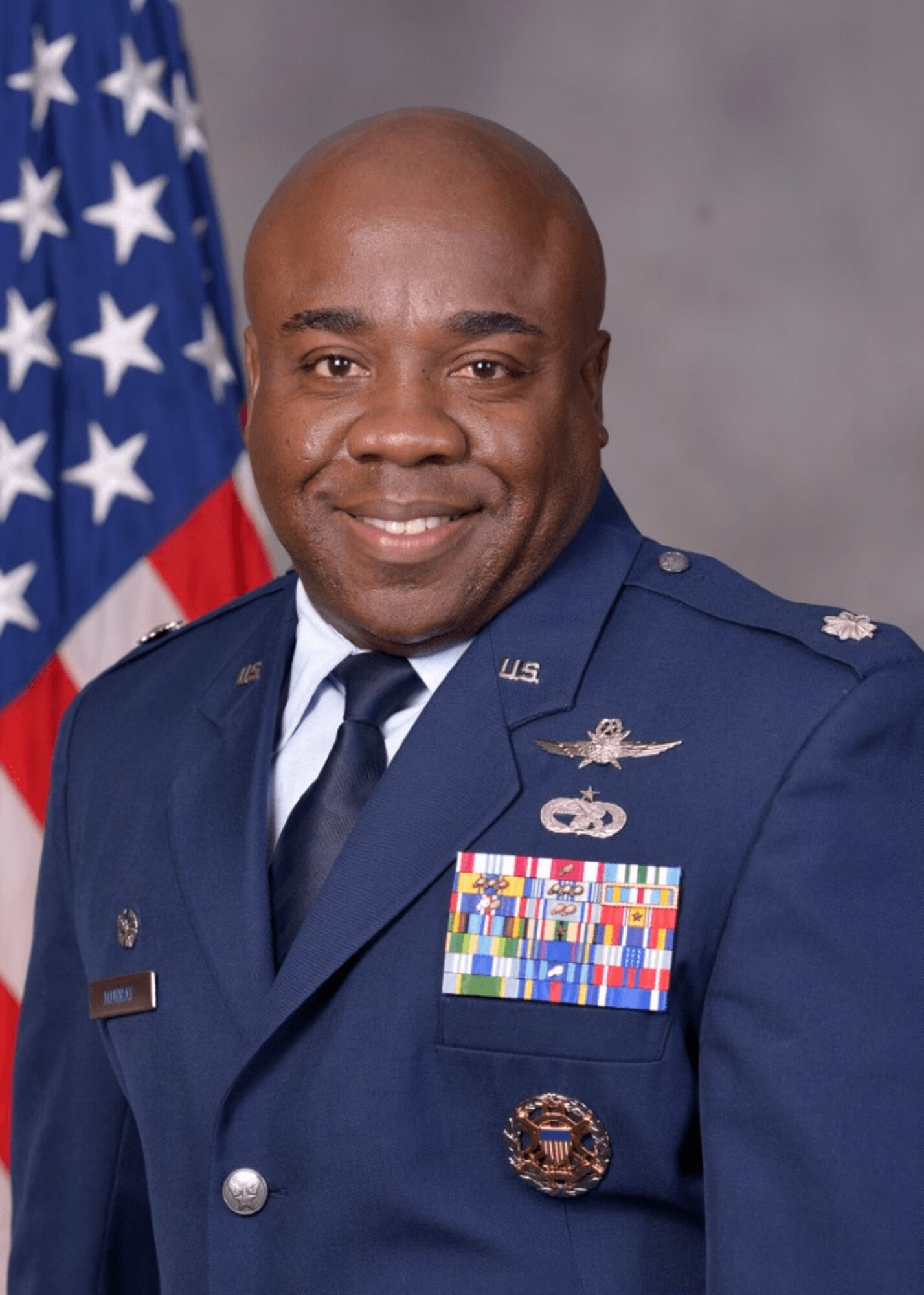 Photo of Lt Col Trevin Murray, 2d Weather Support Squadron commander