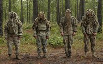 Flame Resistant Ghillie Suit Component Garments