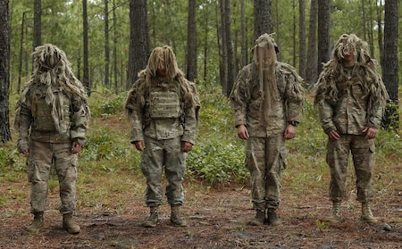 Flame Resistant Ghillie Suit Component Garments