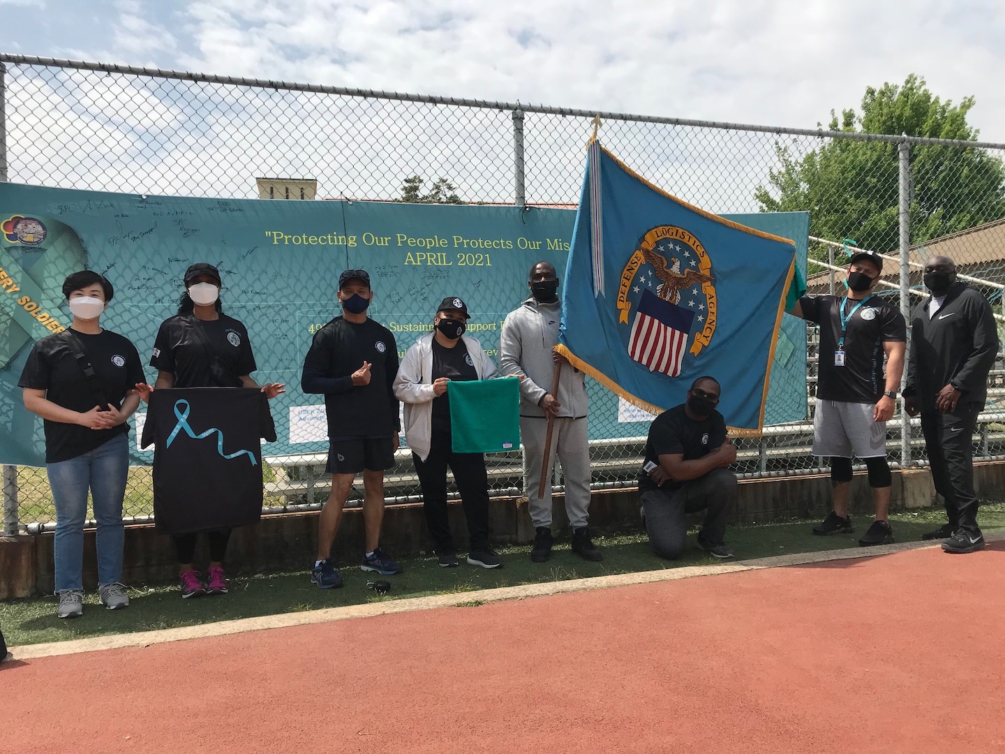 DLA Distribution Korea walks, hikes, bikes 1,151 miles for DLA Teal Ribbon Relay