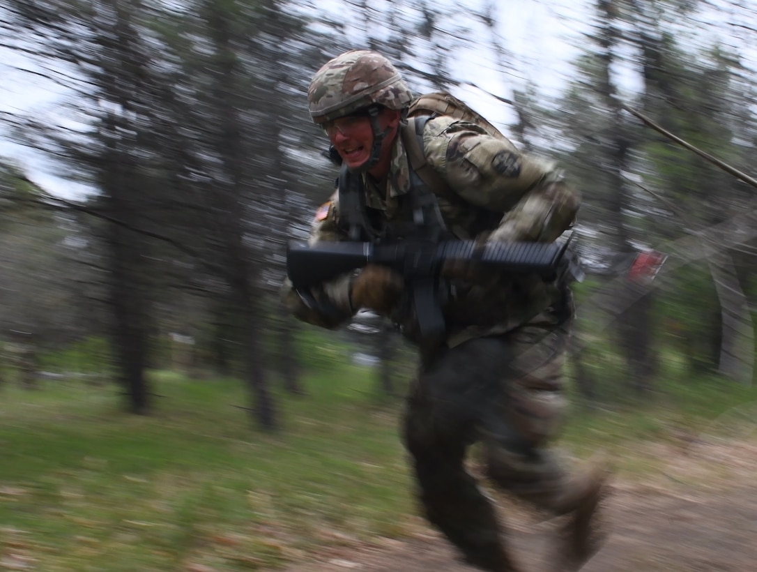 Soldiers test for Expert Field Medical Badge at Fort McCoy