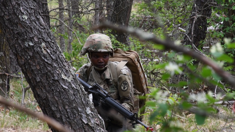 Soldiers test for Expert Field Medical Badge at Fort McCoy