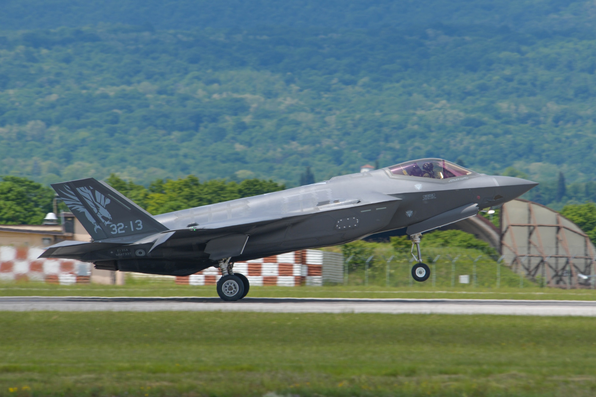 For the first time ever, two F-35s landed at Aviano in support of AK21 May 20, 2021.