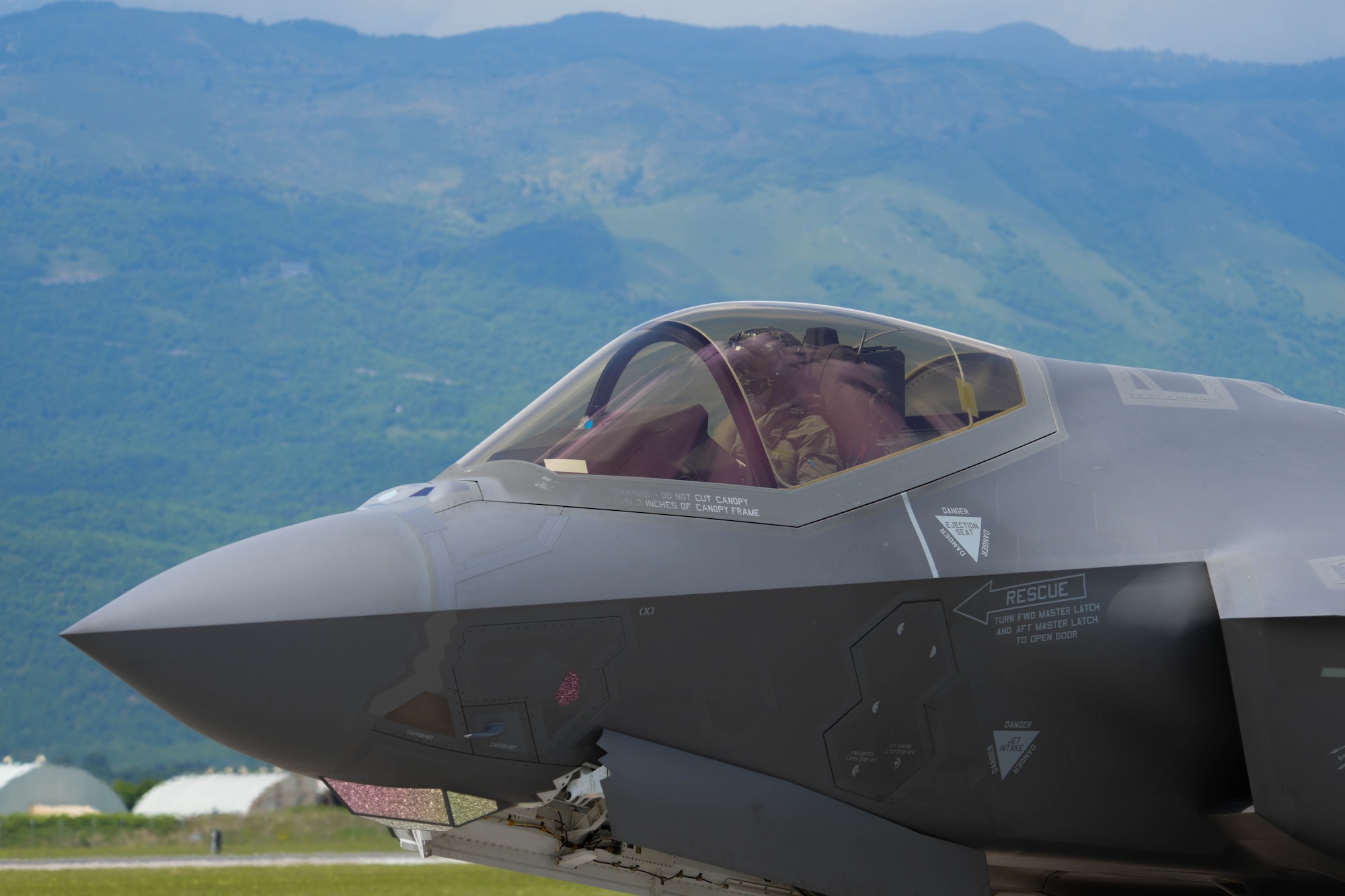 For the first time ever, two F-35s landed at Aviano in support of AK21 May 20, 2021.