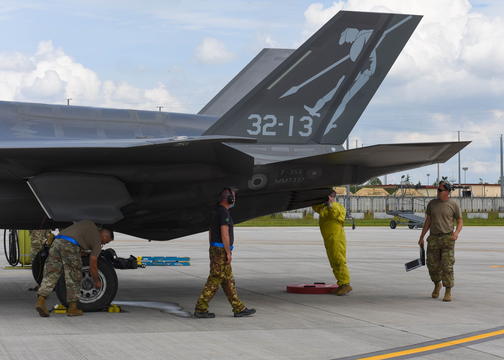 For the first time ever, two F-35s landed at Aviano in support of AK21 May 20, 2021.