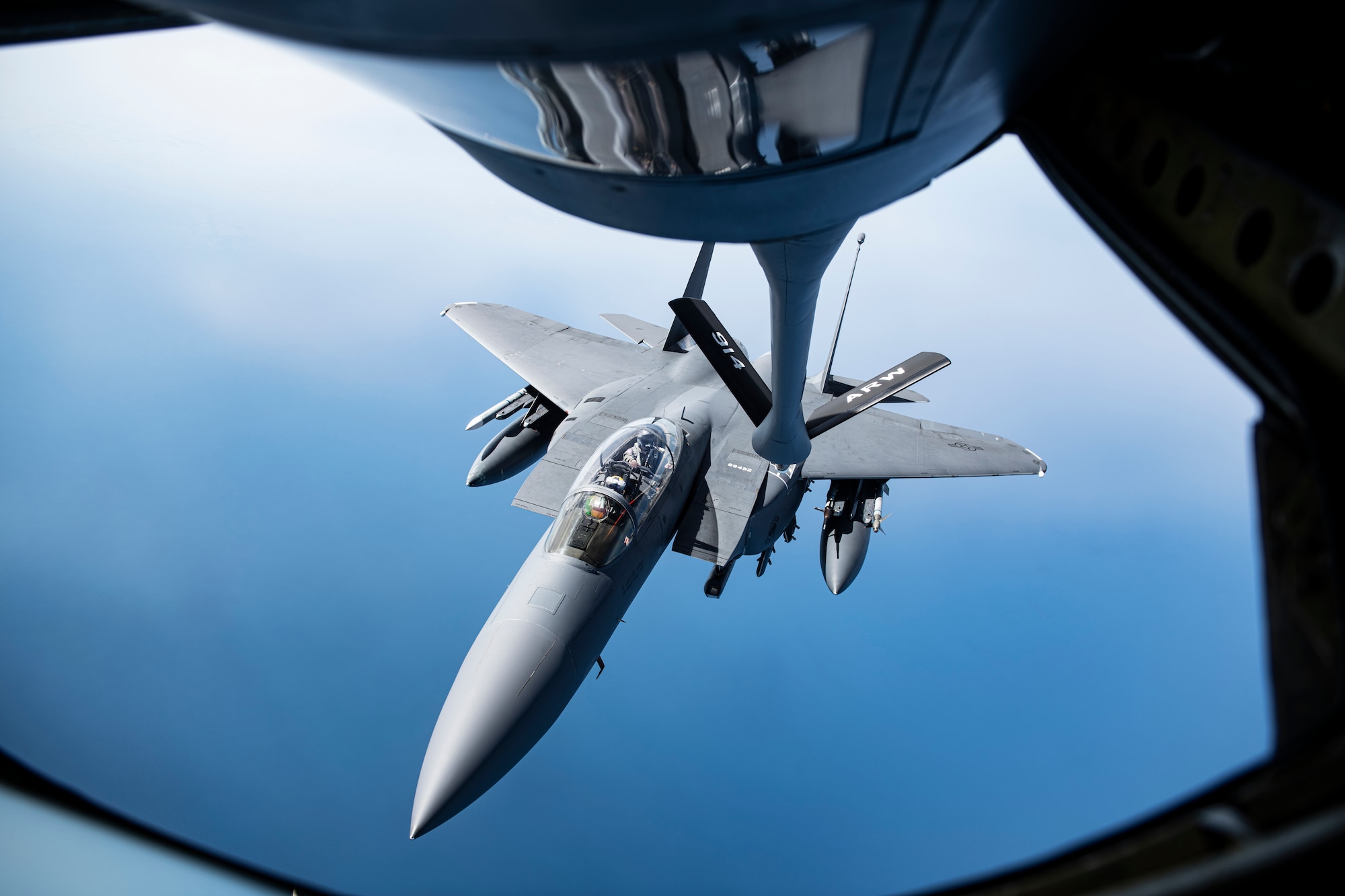 F-15 aerial refueling