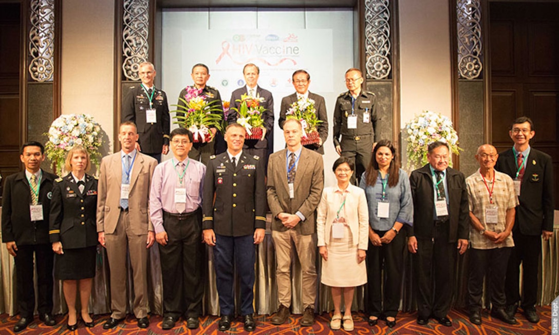 To mark HIV Vaccine Awareness Day on May 18, US and Thai HIV vaccine researchers are presenting information around ongoing work that resulted from Thailand’s landmark RV144 vaccine study — the only HIV vaccine clinical trial to show efficacy to date. Researchers at the Armed Forces Research Institute of Medical Science (AFRIMS) in Bangkok, along with The U.S. Military HIV Research Program (MHRP) at the Walter Reed Army Institute of Research and Thai government and university partners, play a critical role in advancing HIV vaccine development worldwide.