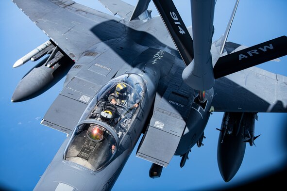 F-15 aerial refueling