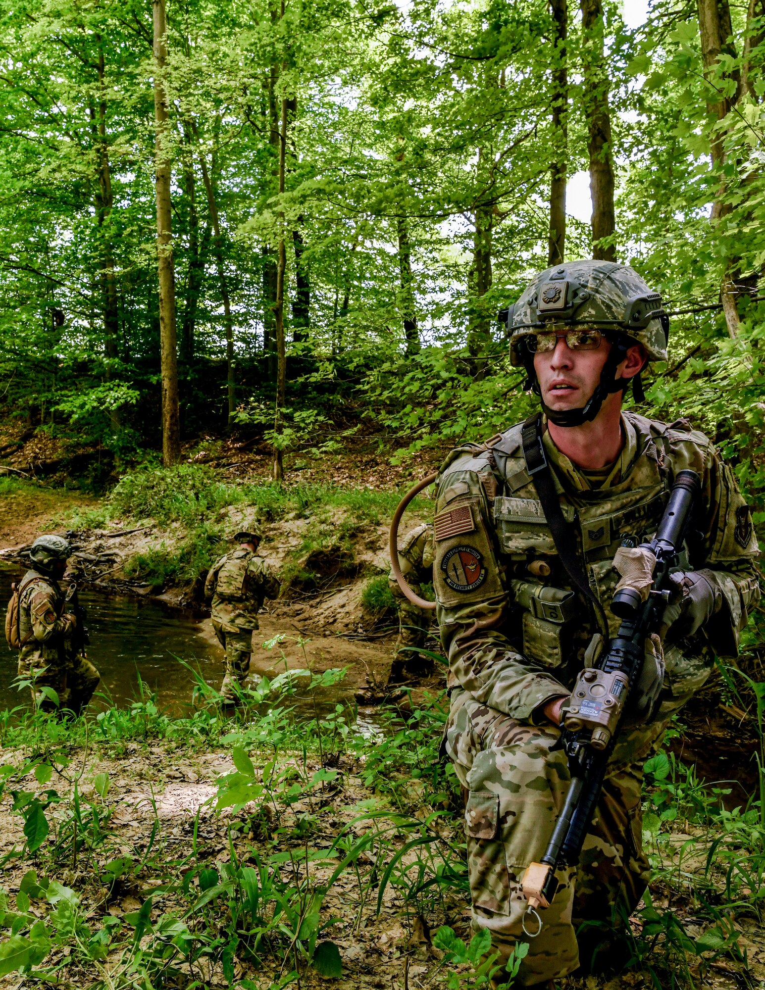 The beta Integrated Defense Leadership Course was held May 10–24, at Youngstown Air Reserve Station and Camp James A. Garfield, Ohio, to provide Defenders hands-on combat readiness training.